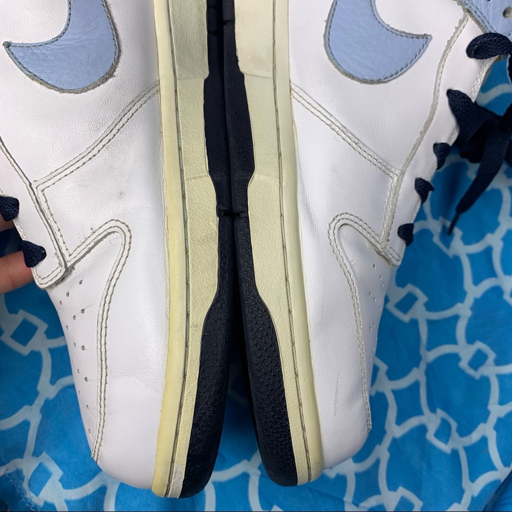 Nike Dunk Low Mens size 13 UNC ICE university blue vintage white rare sail retro - Picture 12 of 13